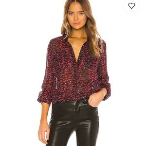 ALLSAINTS Adeliza Blouse Size Small